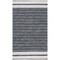 Safavieh Striped Kilim Stk509Z Black / Ivory Rug Traditional Flat Weave Area Rug